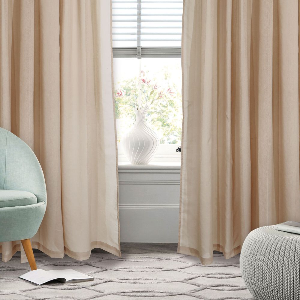 ΚΟΥΡΤΙΝΑ ΜΕ ΤΡΕΣΑ DAS HOME 2197 ΣΠΑΓΓΙ (300Χ270CM) DAS HOME
