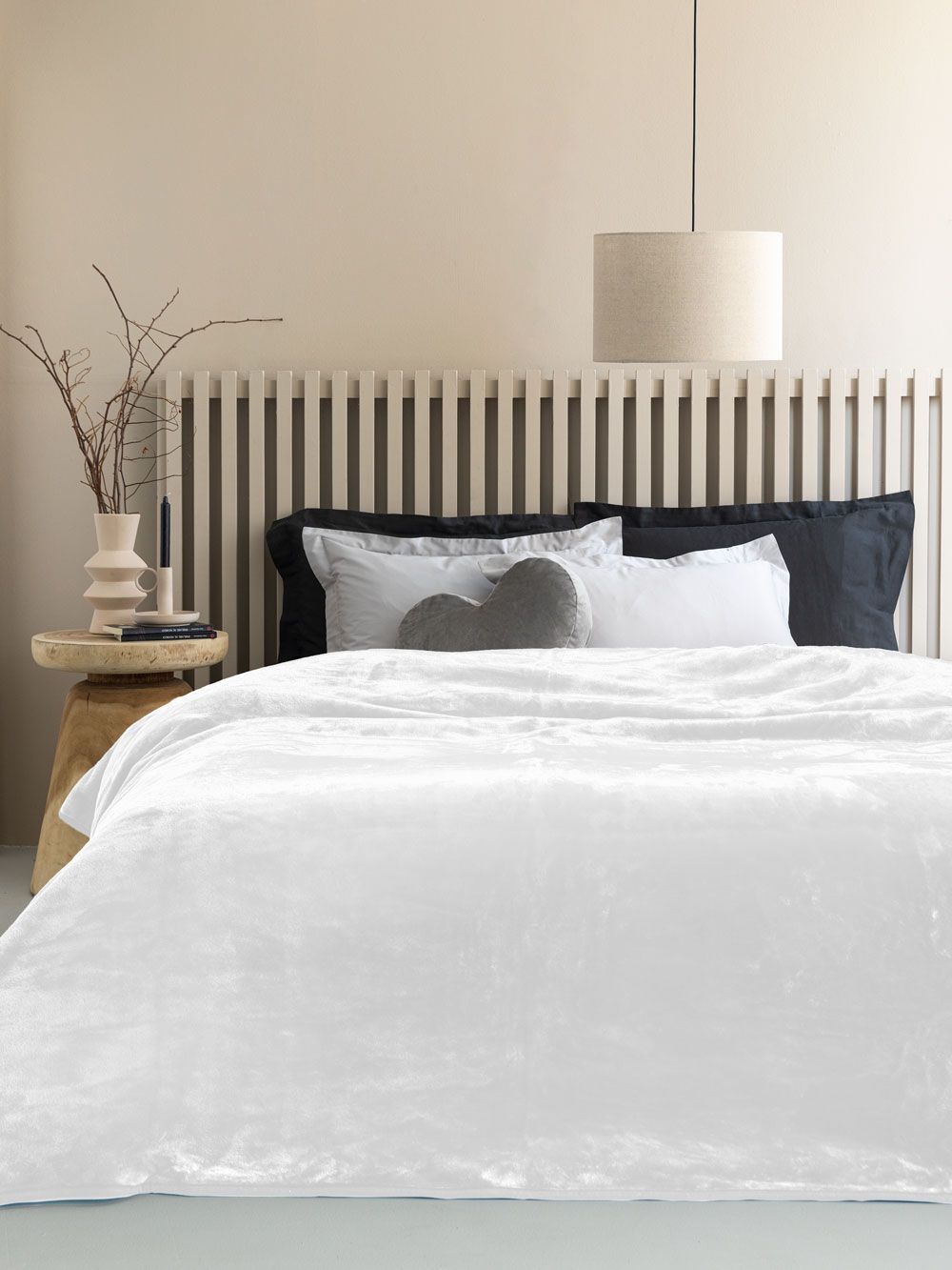 ΚΟΥΒΕΡΤΑ ΥΠΕΡΔΙΠΛΗ PALAMAIKI HOME FANI OFFWHITE (220X240CM) ΠΑΛΑΜΑΙΚΗ