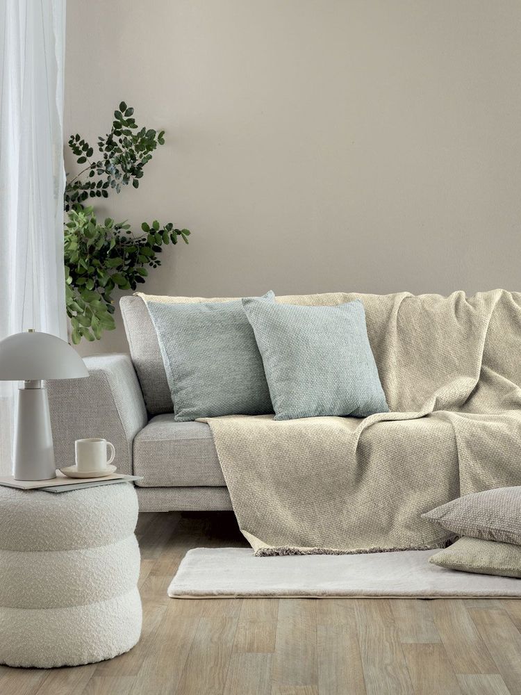 ΡΙΧΤΑΡΙ ΠΟΛΥΘΡΟΝΑΣ PALAMAIKI HOME KALI ECRU (170X170CM) ΠΑΛΑΜΑΙΚΗ