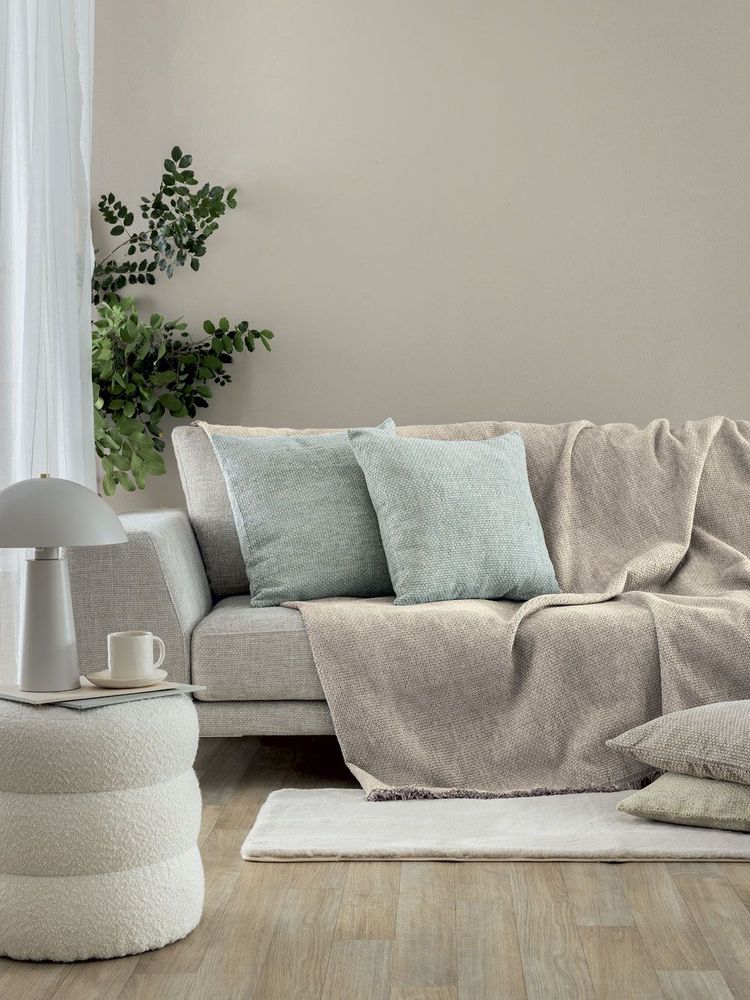 ΡΙΧΤΑΡΙ ΠΟΛΥΘΡΟΝΑΣ PALAMAIKI HOME KALI BEIGE (170X170CM) ΠΑΛΑΜΑΙΚΗ