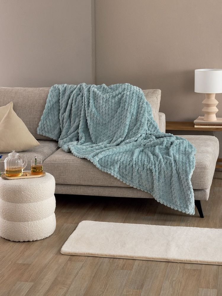 ΚΟΥΒΕΡΤΑ ΚΑΝΑΠΕ PALAMAIKI ASTER FLEECE JADE (160X220CM) ΠΑΛΑΜΑΙΚΗ