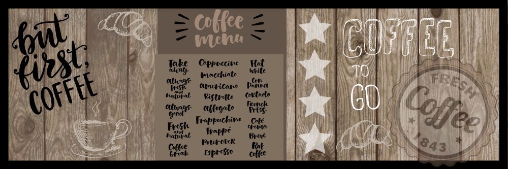 ΤΑΠΕΤΟ ΚΟΥΖΙΝΑΣ ΜΟΚΕΤΑ ΜΕ ΑΝΤΙΟΛΙΣΘΗΤΙΚΟ ΥΠΟΣΤΡΩΜΑ ΚΑΦΕ (50X150CM) OEM