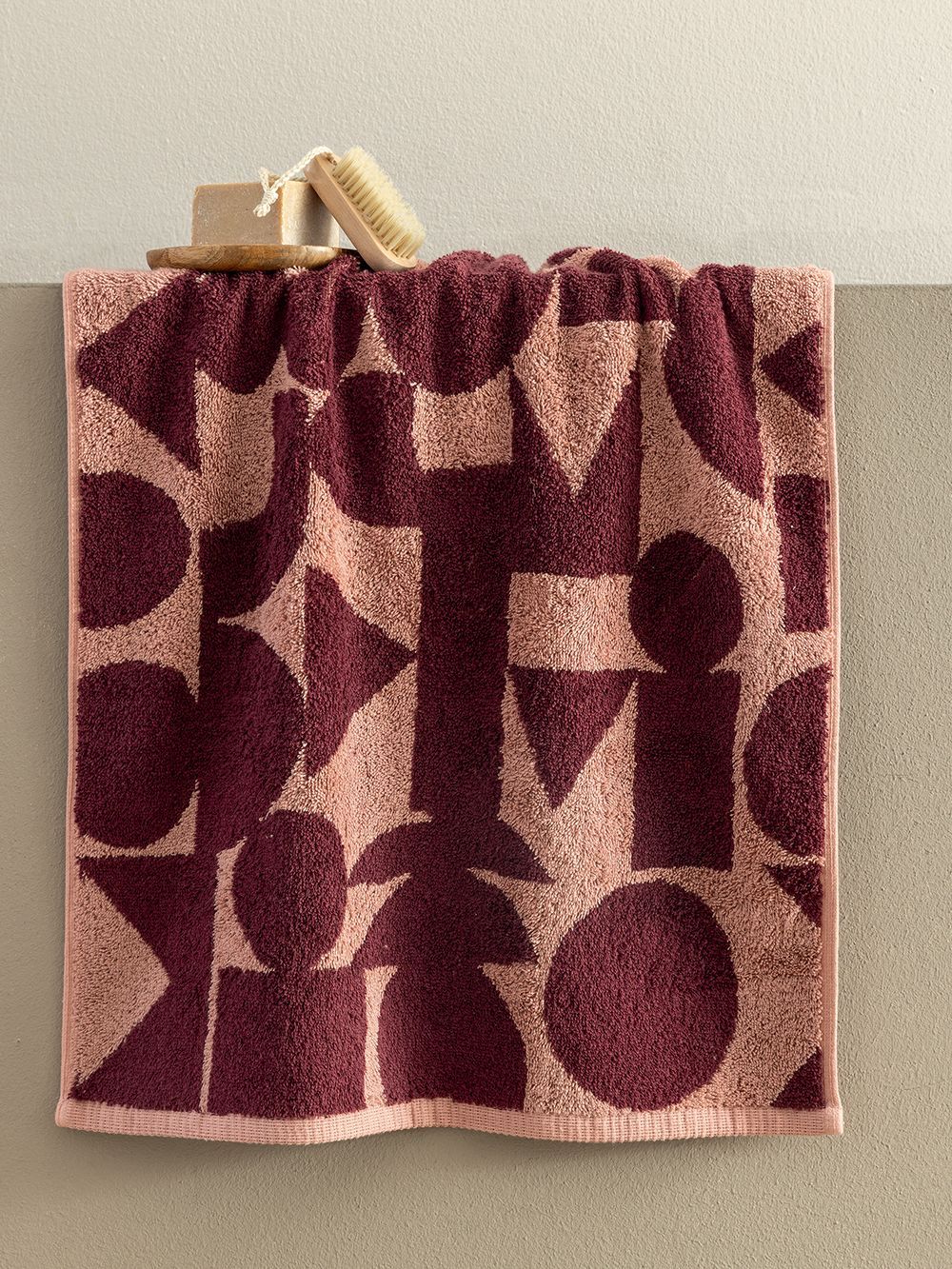 ΠΕΤΣΕΤΕΣ ΜΠΑΝΙΟΥ PALAMAIKI HOME TUV ROSE 3ΤΜΧ