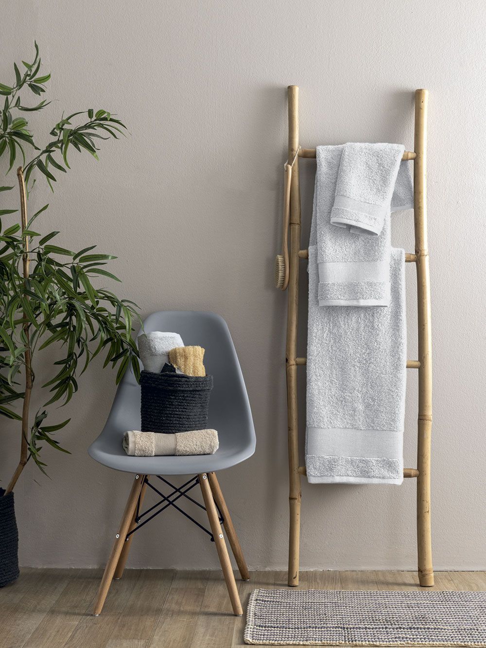 ΠΕΤΣΕΤΕΣ ΜΠΑΝΙΟΥ PALAMAIKI HOME NAYA WHITE 3ΤΜΧ ΠΑΛΑΜΑΙΚΗ