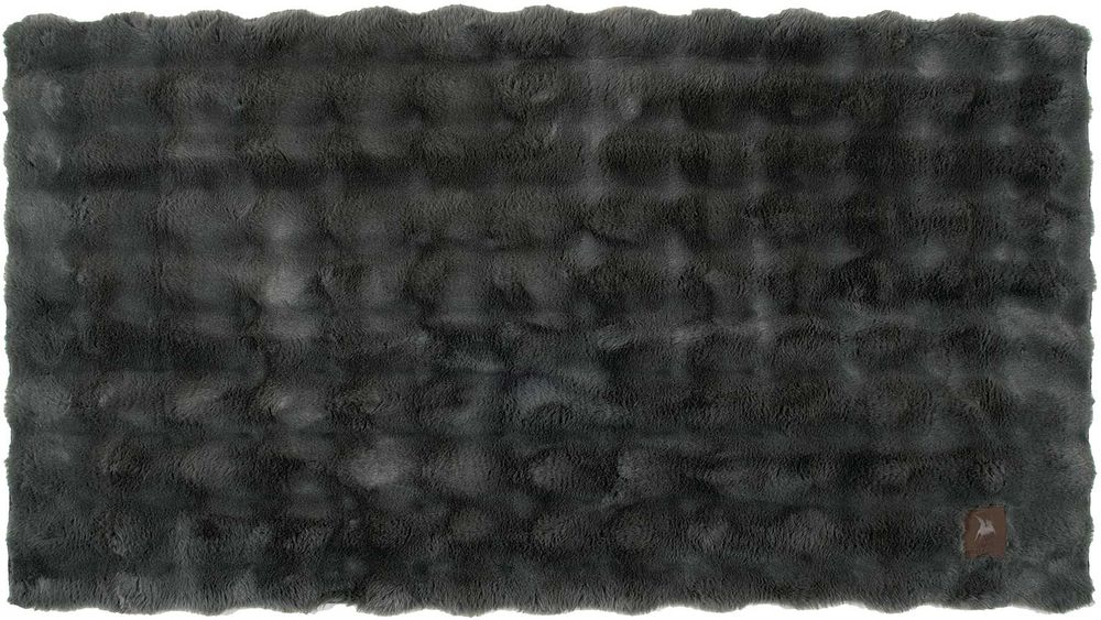 ΧΑΛΙ GREENWICH POLO CLUB FAUX FUR 3125 GRAPHITE (75X140CM)
