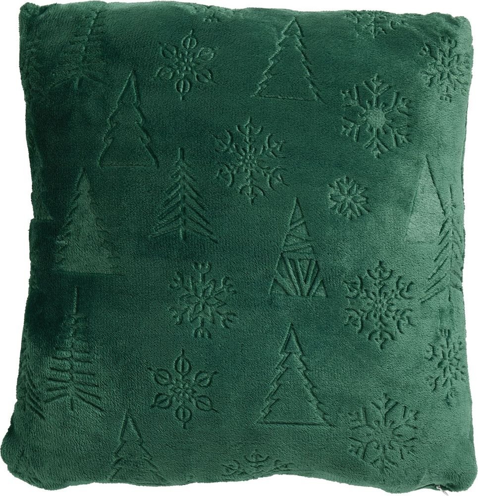 DAS HOME ΔΙΑΚΟΣΜΗΤΙΚΟ ΜΑΞΙΛΑΡΙ DAS HOME CHRISTMAS 1374 GREEN (40X40CM)