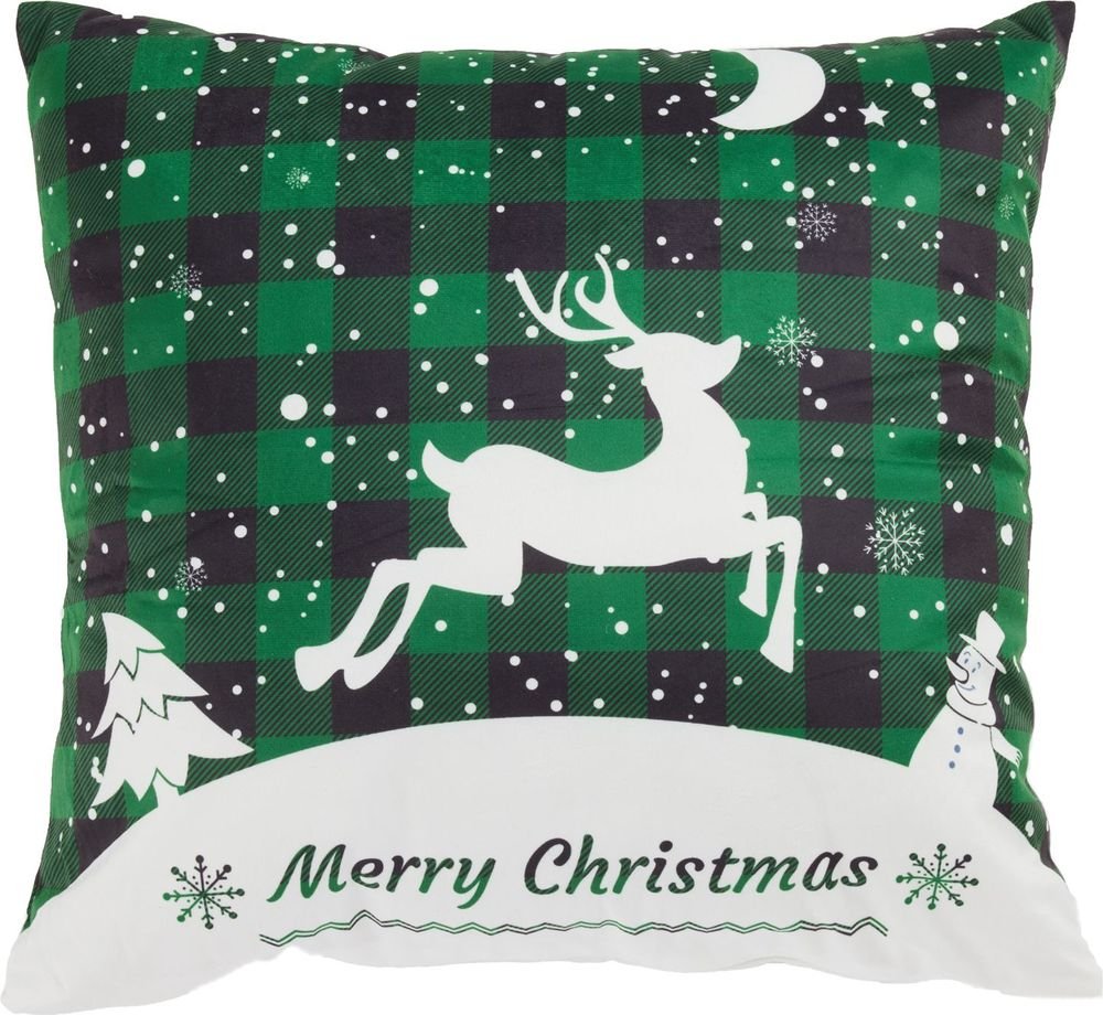 DAS HOME ΔΙΑΚΟΣΜΗΤΙΚΟ ΜΑΞΙΛΑΡΙ DAS HOME CHRISTMAS 0854 GREEN (45X45CM)