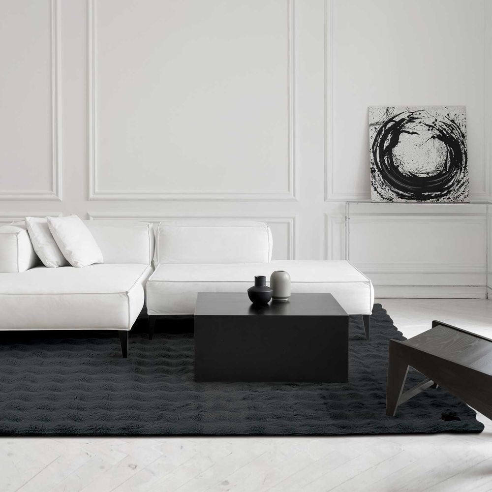 GREENWICH POLO CLUB ΧΑΛΙ GREENWICH POLO CLUB FAUX FUR 3125 GRAPHITE (150X200CM)