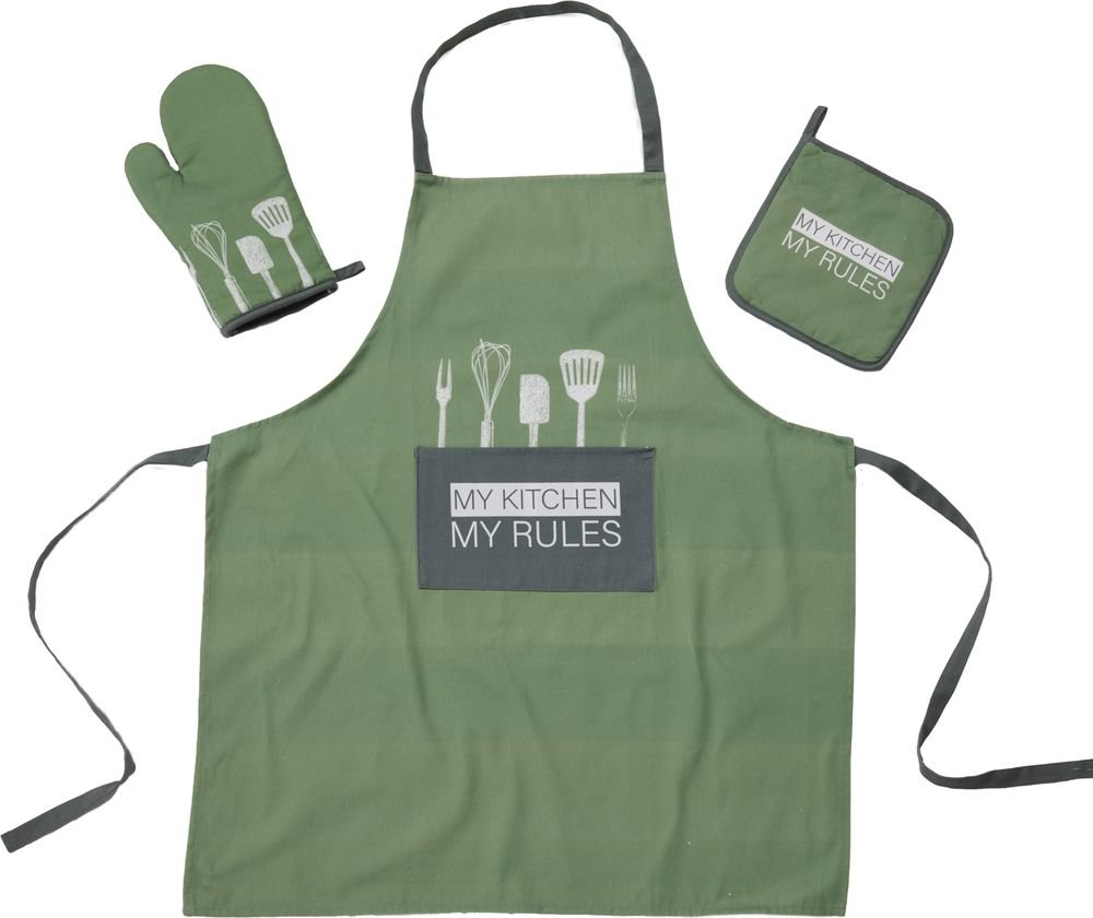 ΣΕΤ ΚΟΥΖΙΝΑΣ DAS HOME KITCHEN LINE 0863 DARK MINT 3TMX