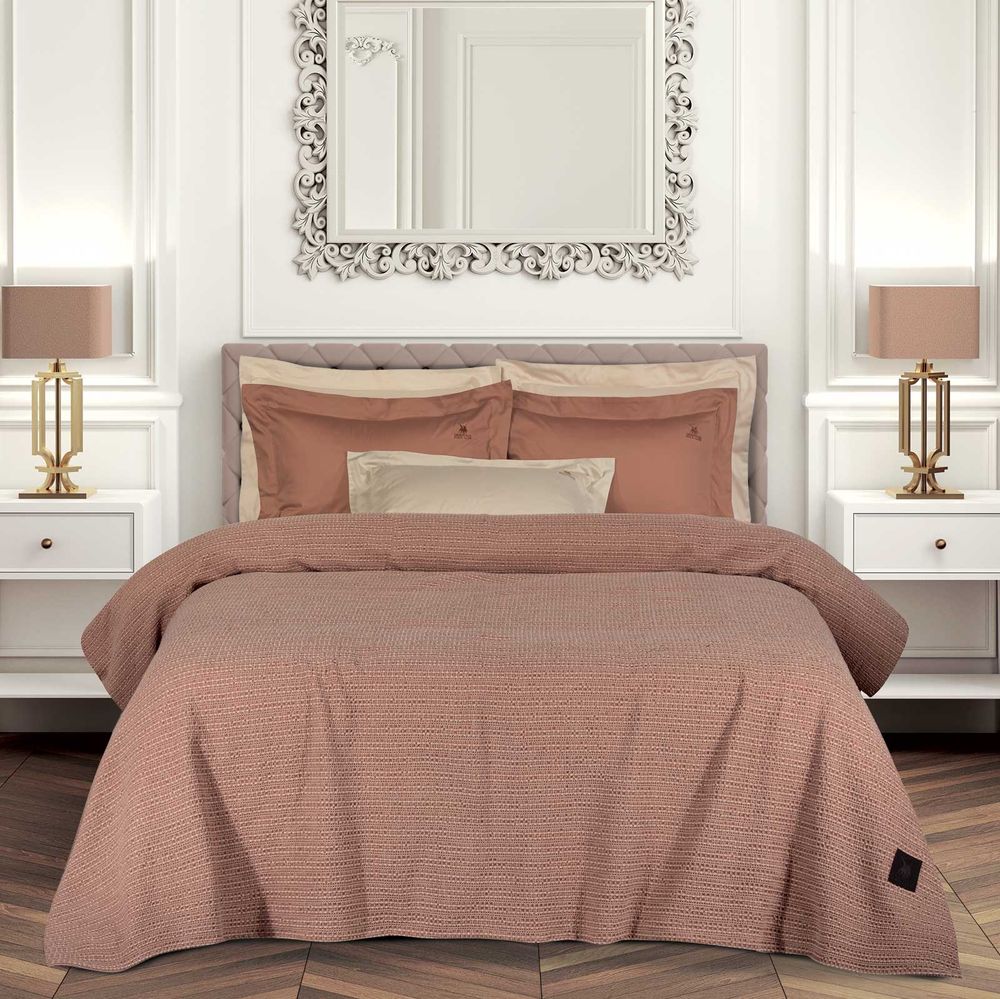 ΚΟΥΒΕΡΤΑ ΠΙΚΕ GREENWICH POLO CLUB ESSENTIAL 4459 SALMON 240X260CM