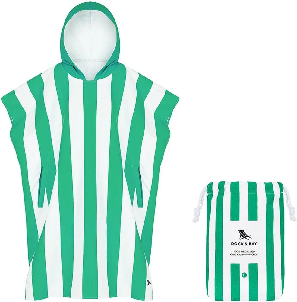 ΠΟΝΤΣΟ DOCK - BAY QUICKDRY - CANCUN GREEN MICROFIBER 90X70CM