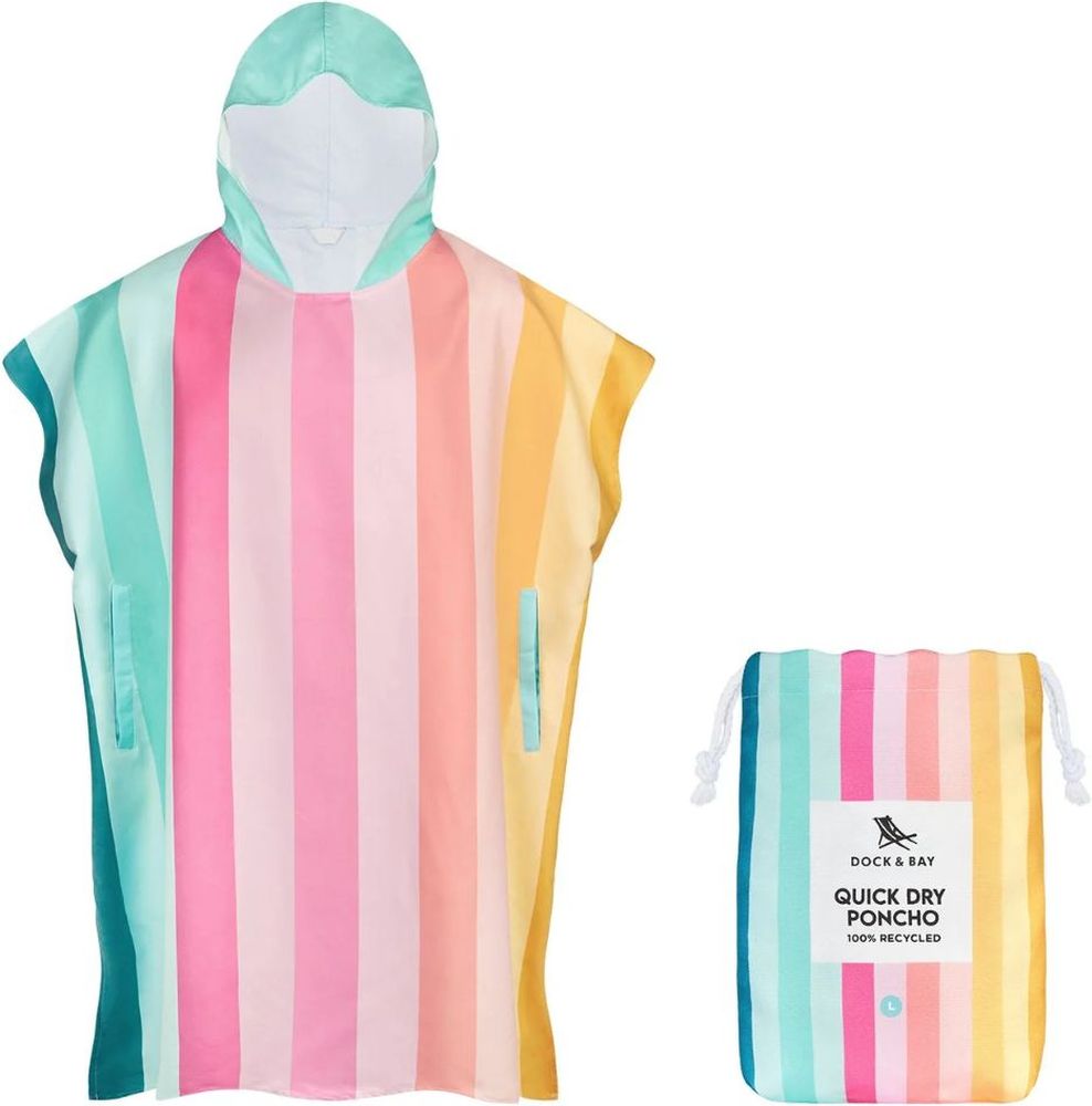 DOCK - BAY ΠΟΝΤΣΟ DOCK - BAY QUICKDRY - COASTAL CANDY MICROFIBER 90 X 70 CM
