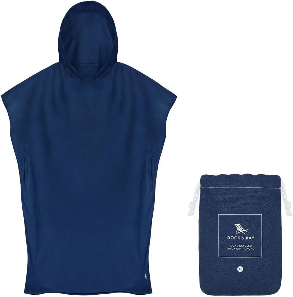 ΠΟΝΤΣΟ DOCK - BAY QUICKDRY - YOSEMITE NAVY MICROFIBER 90 X 70 CM