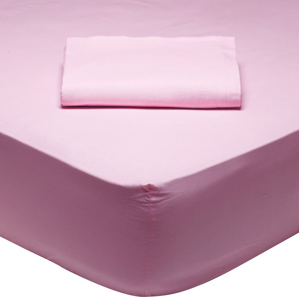 ΣΕΝΤΟΝΙ KING SIZE DAS HOME BEST 1012 ΜΕ ΛΑΣΤΙΧΟ ΡΟΖ (180X200+35CM)