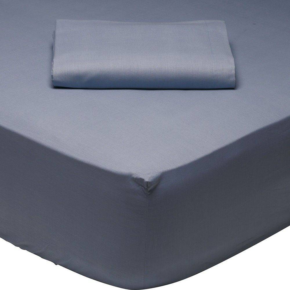 ΣΕΝΤΟΝΙ ΜΟΝΟ DAS HOME BEST 1006 ΜΕ ΛΑΣΤΙΧΟ ΜΠΛΕ (100X200+35CM) DAS HOME