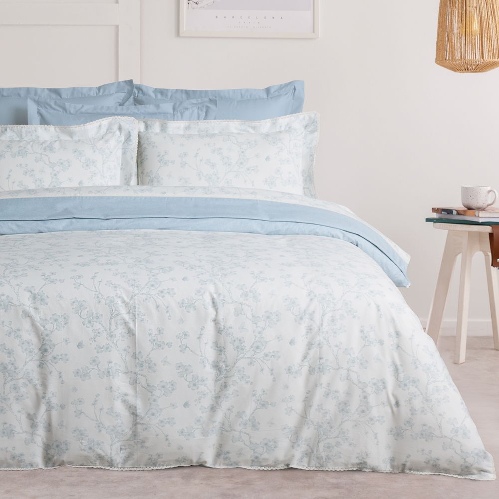 ΣΕΤ ΣΕΝΤΟΝΙΑ KING SIZE DAS HOME PRESTIGE 1714 ΚΡΕΜ/ΓΚΡΙ 4ΤΜΧ (250X270CM) DAS HOME