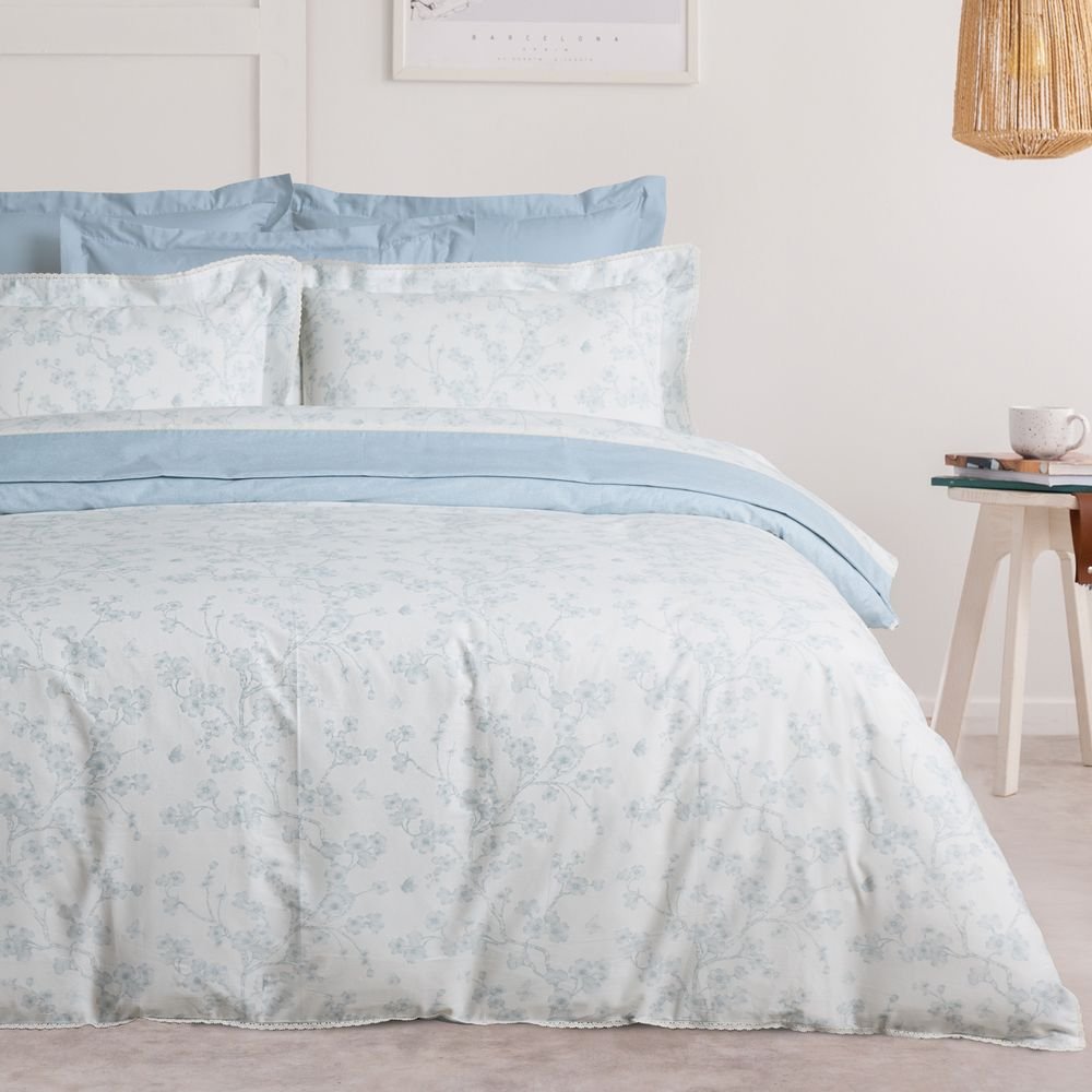 ΣΕΤ ΣΕΝΤΟΝΙΑ KING SIZE DAS HOME PRESTIGE 1714 ΚΡΕΜ/ΓΚΡΙ 4ΤΜΧ (250X270CM)