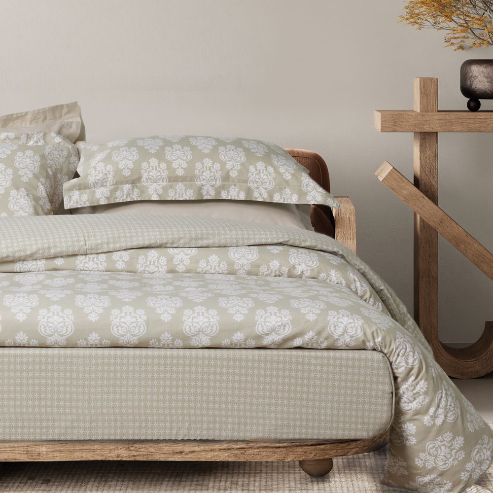 ΣΕΤ ΣΕΝΤΟΝΙΑ ΜΟΝΑ DAS HOME HAPPY 9689 ΚΑΦΕ TAUPE 3ΤΜΧ (170X260CM) DAS HOME