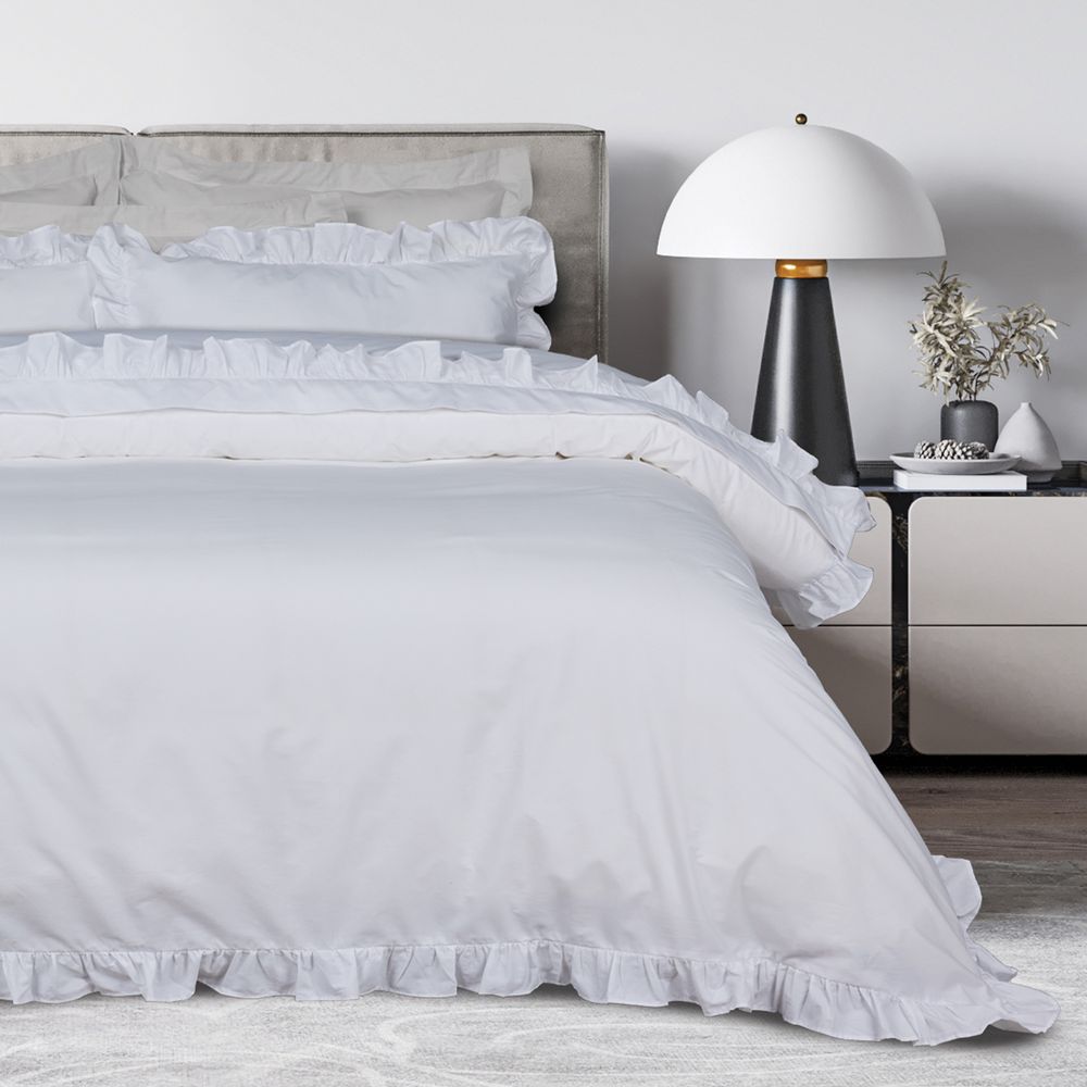 ΣΕΤ ΣΕΝΤΟΝΙΑ ΥΠΕΡΔΙΠΛΑ DAS HOME DAILY 3174 ΛΕΥΚΟ 4ΤΜΧ (240X270CM) DAS HOME