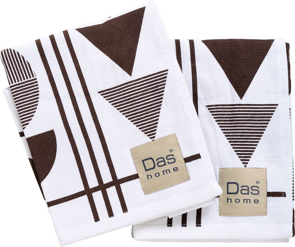 ΠΕΤΣΕΤΕΣ ΚΟΥΖΙΝΑΣ DAS HOME 0740 ΓΚΡΙ/ΛΕΥΚΟ 2ΤΜΧ (40X60CM) DAS HOME