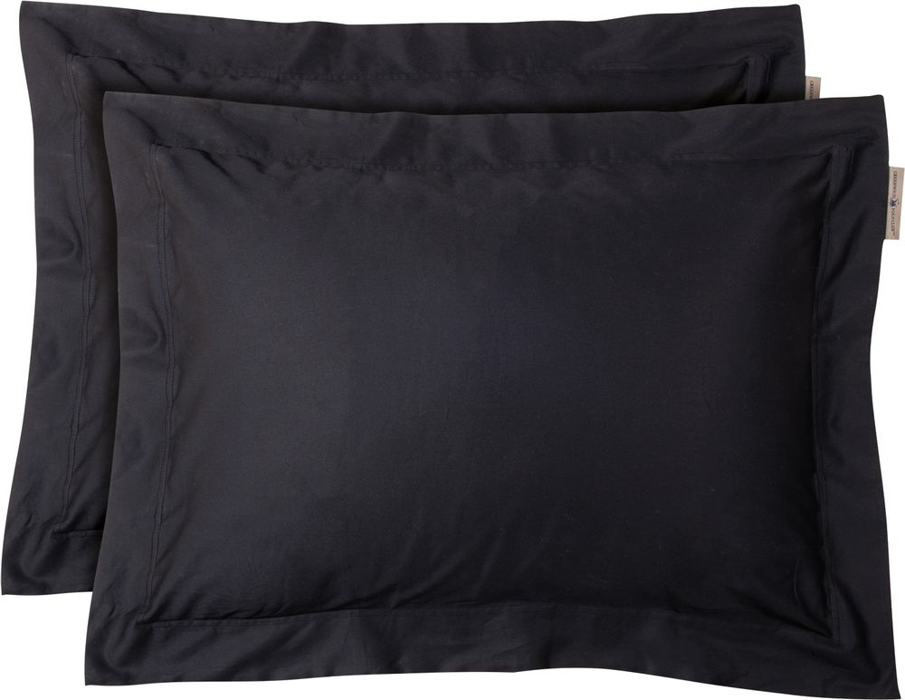 ΜΑΞΙΛΑΡΟΘΗΚΕΣ GREENWICH POLO CLUB COZY 2259 ΜΑΥΡΟ 2ΤΜΧ (50X70+7CM) GREENWICH POLO CLUB