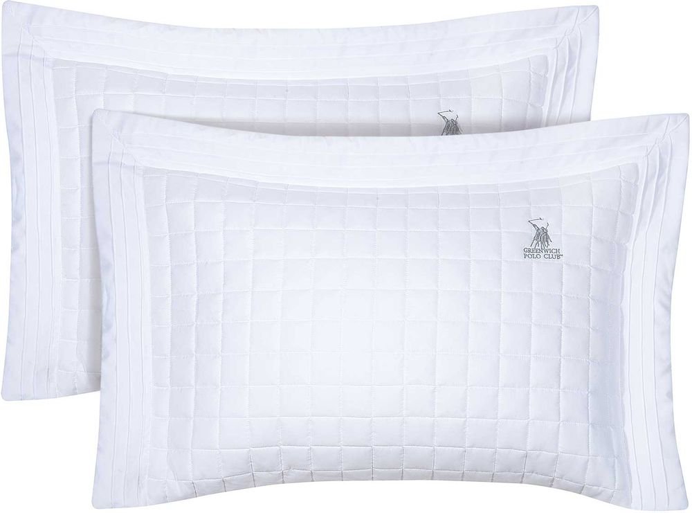 ΜΑΞΙΛΑΡΟΘΗΚΕΣ GREENWICH POLO CLUB CLASSIC 2354 ΛΕΥΚΟ 2ΤΜΧ (50X70+8CM)