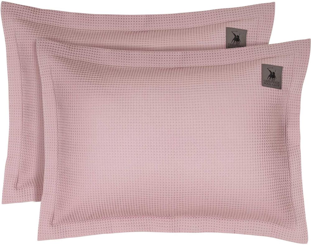 ΜΑΞΙΛΑΡΟΘΗΚΕΣ GREENWICH POLO CLUB ESSENTIAL 3976 ΡΟΖ NUDE 2ΤΜΧ (50X70+5CM) GREENWICH POLO CLUB
