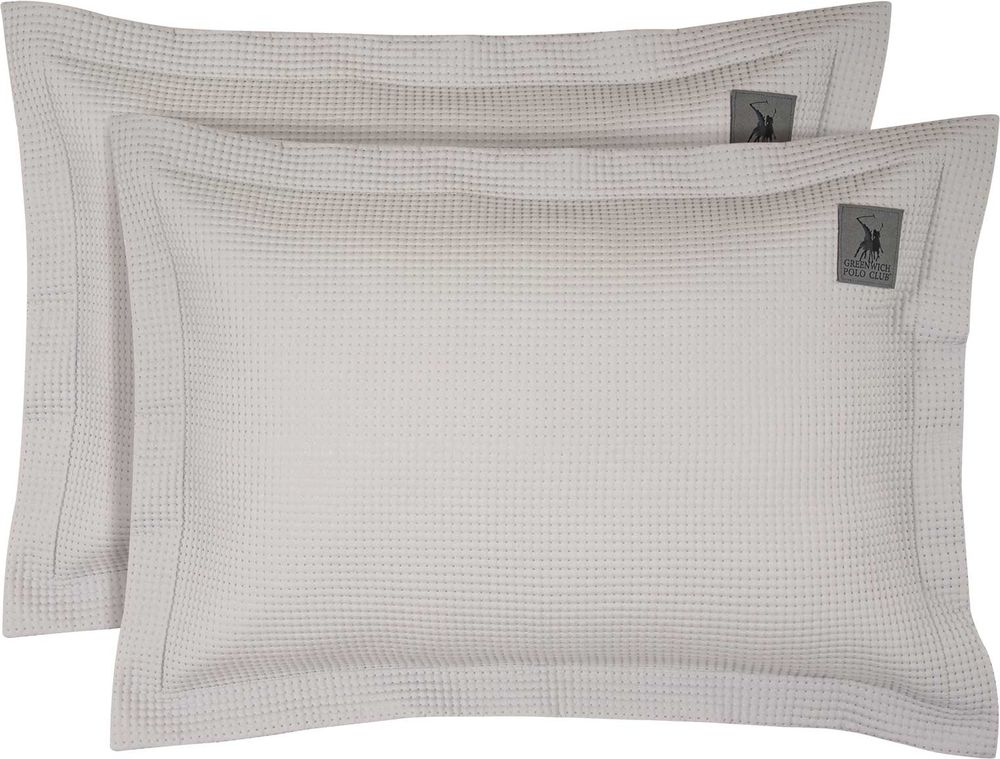ΜΑΞΙΛΑΡΟΘΗΚΕΣ GREENWICH POLO CLUB ESSENTIAL 3977 ΓΚΡΙ NUDE 2ΤΜΧ (50X70+5CM) GREENWICH POLO CLUB