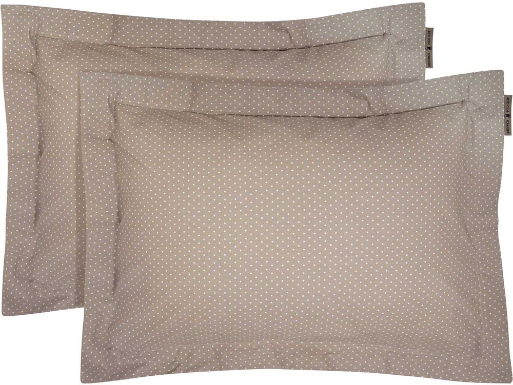 ΜΑΞΙΛΑΡΟΘΗΚΕΣ GREENWICH POLO CLUB LOFT 2392 ΚΑΦΕ TAUPE 2ΤΜΧ (50X70+5CM) GREENWICH POLO CLUB