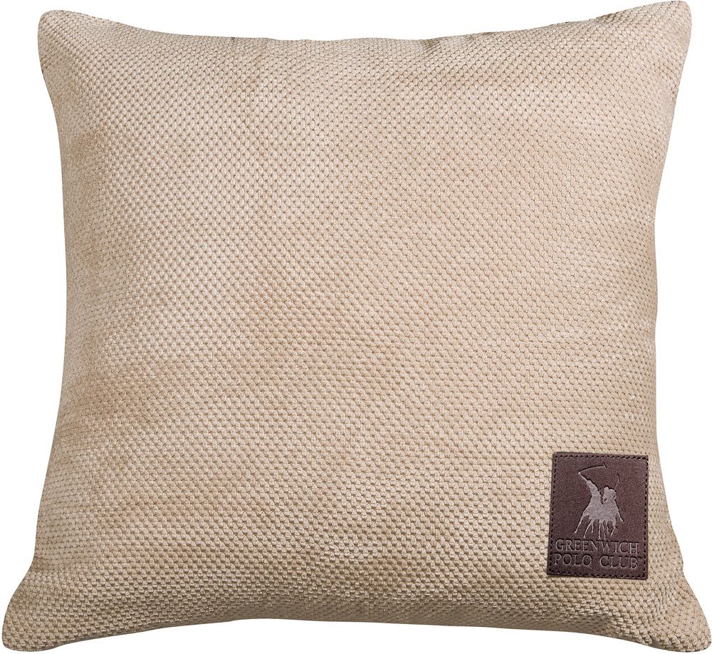 ΔΙΑΚΟΣΜΗΤΙΚΟ ΜΑΞΙΛΑΡΙ GREENWICH POLO CLUB 2734 ΜΠΕΖ (42X42CM) GREENWICH POLO CLUB