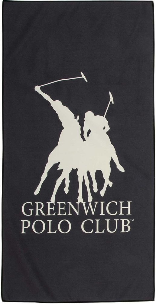 ΠΕΤΣΕΤΑ ΓΥΜΝΑΣΤΗΡΙΟΥ GREENWICH POLO CLUB ESSENTIAL 4188 ΜΑΥΡΟ/ΓΚΡΙ (45X90CM)
