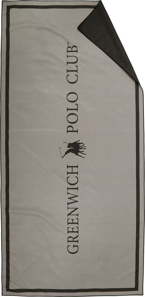 ΠΕΤΣΕΤΑ ΘΑΛΑΣΣΗΣ GREENWICH POLO CLUB 5213 2ΟΨΕΩΝ ΜΑΥΡΟ/ΓΚΡΙ (80X170CM)