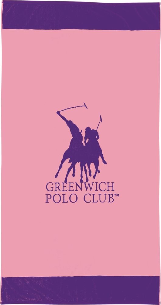 ΠΕΤΣΕΤΑ ΘΑΛΑΣΣΗΣ GREENWICH POLO CLUB ESSENTIAL 4047 ΡΟΖ/ΜΩΒ (90X170CM)