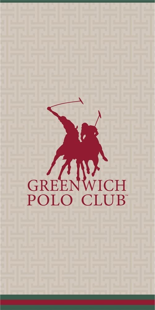 ΠΕΤΣΕΤΑ ΘΑΛΑΣΣΗΣ GREENWICH POLO CLUB ESSENTIAL 5225 ΜΠΕΖ/ΚΟΚΚΙΝΟ (90X180CM)