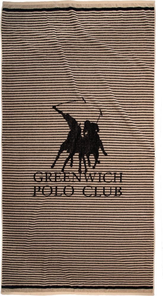 ΠΕΤΣΕΤΑ ΘΑΛΑΣΣΗΣ GREENWICH POLO CLUB ESSENTIAL 5236 ΜΠΕΖ TAUPE (90X180CM)