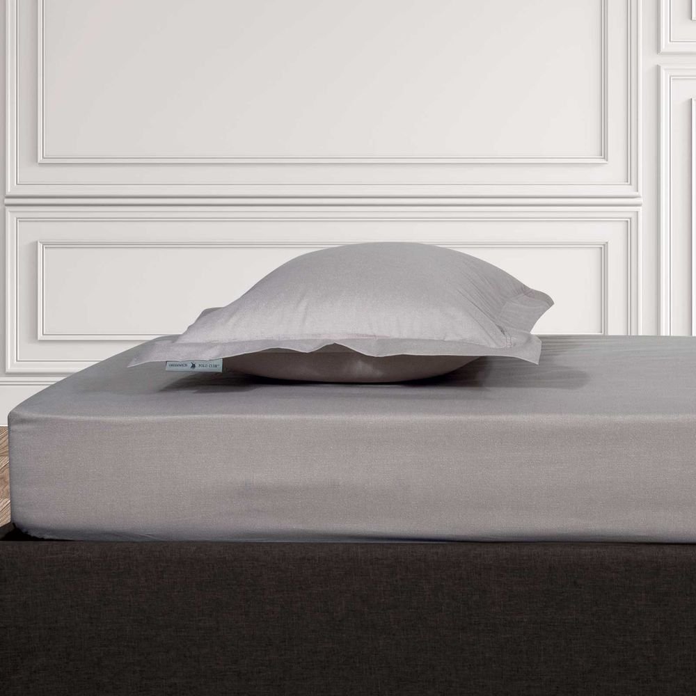 GREENWICH POLO CLUB ΣΕΝΤΟΝΙ KING SIZE GREENWICH POLO CLUB LOFT ΜΕ ΛΑΣΤΙΧΟ 2508 ΚΑΦΕ TAUPE (180X200+35CM)