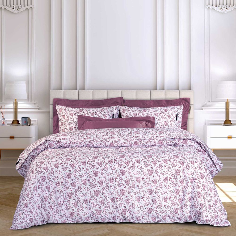 ΣΕΤ ΣΕΝΤΟΝΙΑ KING SIZE GREENWICH POLO CLUB ESSENTIAL 2363 ΜΩΒ NUDE/ΛΕΥΚΟ 4ΤΜΧ (260X280CM)
