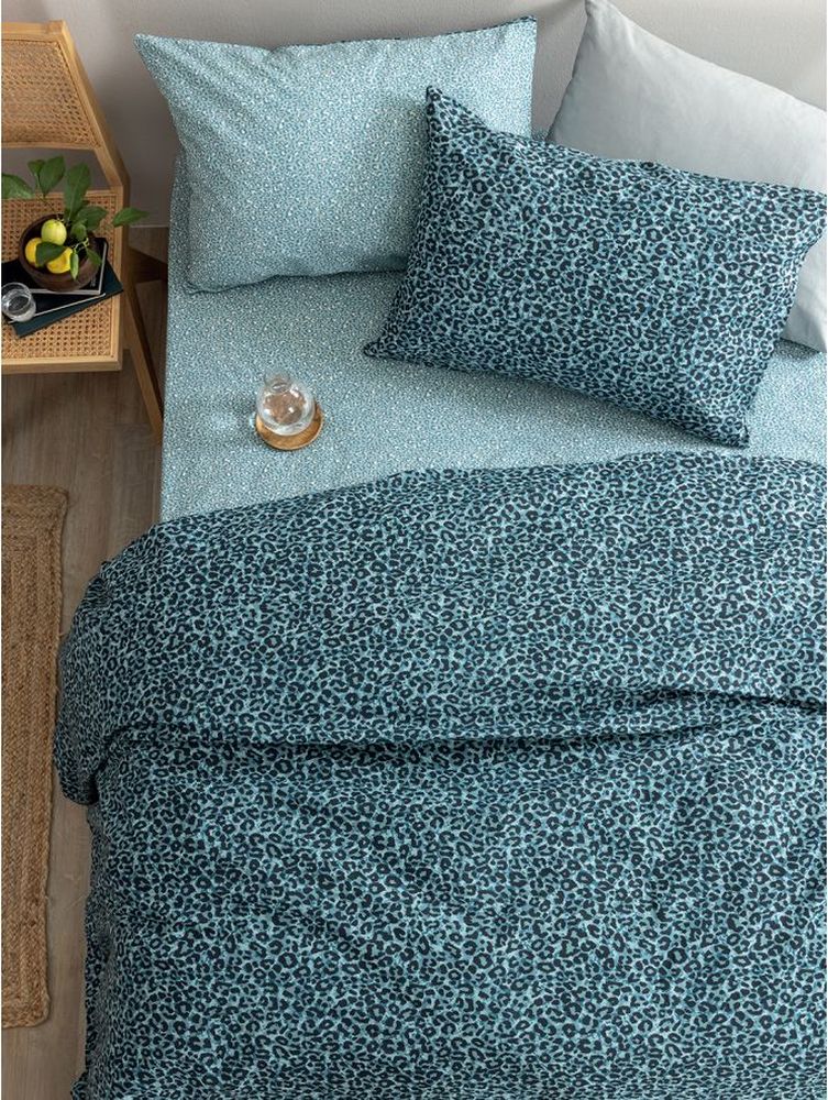 ΣΕΤ ΣΕΝΤΟΝΙΑ ΥΠΕΡΔΙΠΛΑ PALAMAIKH HOME FASHION LIFE FL6300 ΜΠΛΕ (240X260CM)