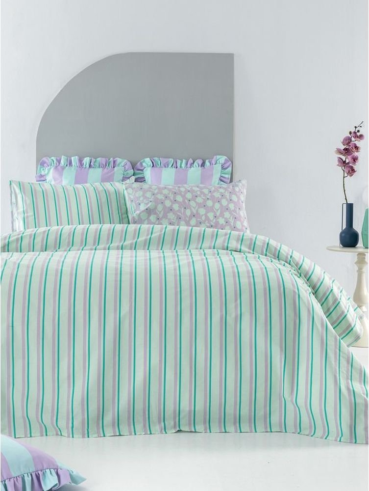 ΣΕΤ ΣΕΝΤΟΝΙΑ KING SIZE PALAMAIKH HOME CITY LIFE CL203 ΒΕΡΑΜΑΝ/ΛΙΛΑ (270X260CM)