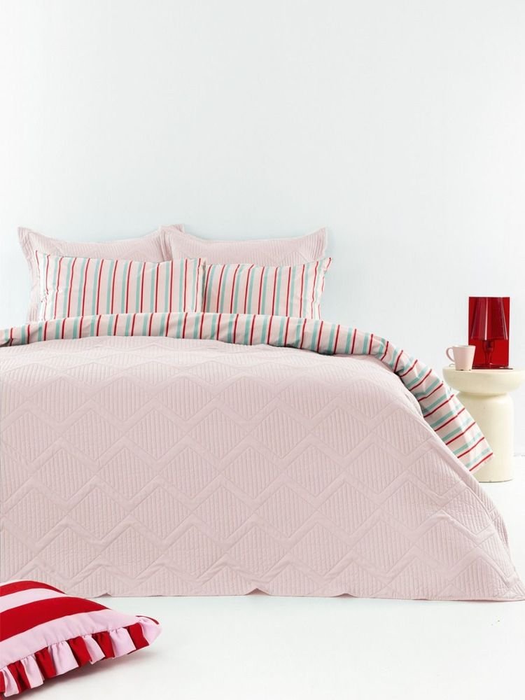 ΠΑΛΑΜΑΙΚΗ ΚΟΥΒΕΡΛΙ ΥΠΕΡΔΙΠΛΟ PALAMAIKH HOME COUVRE LIT SAM ΛΙΛΑ (220X240CM)