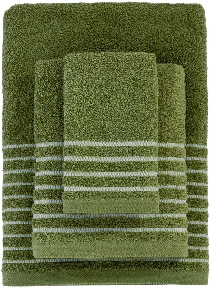 ΣΕΤ ΠΕΤΣΕΤΕΣ PALAMAIKH HOME BATH SER ΛΑΔΙ 3ΤΜΧ (30X50CM-50X90CM-70X140CM)