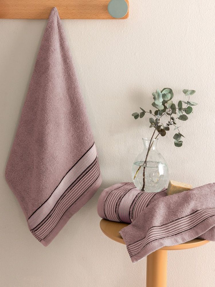 ΣΕΤ ΠΕΤΣΕΤΕΣ PALAMAIKH HOME BATH BELA ΑΝΟΙΧΤΟ ΜΩΒ 3ΤΜΧ (30X50CM-50X90CM-70X140CM)