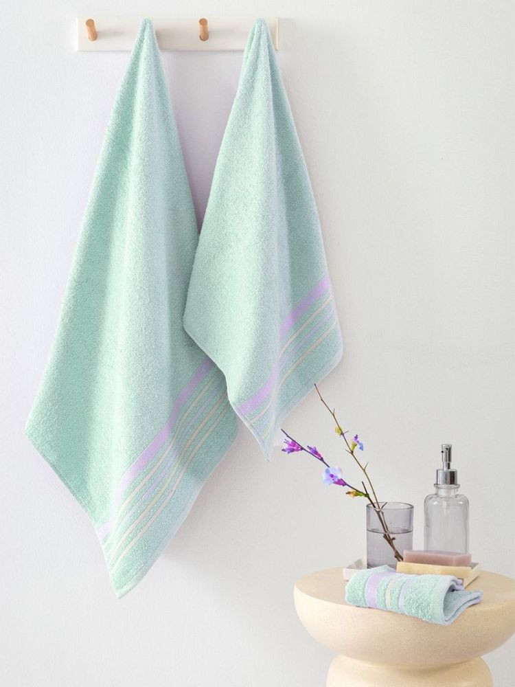 ΣΕΤ ΠΕΤΣΕΤΕΣ PALAMAIKH HOME BATH MONICA AQUA ΜΠΛΕ 3ΤΜΧ (30X50CM-50X90CM-70X140CM)