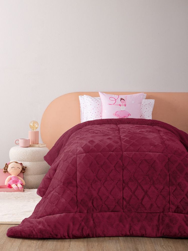 ΚΟΥΒΕΡΤΟΠΑΠΛΩΜΑ ΜΟΝΟ PALAMAIKH HOME NADINE/5 ΜΠΟΡΝΤΩ (160X240CM)