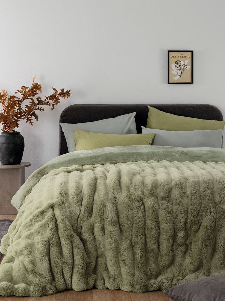 ΚΟΥΒΕΡΤΟΠΑΠΛΩΜΑ ΥΠΕΡΔΙΠΛΟ PALAMAIKH HOME COMFO XAKI (220X240CM)