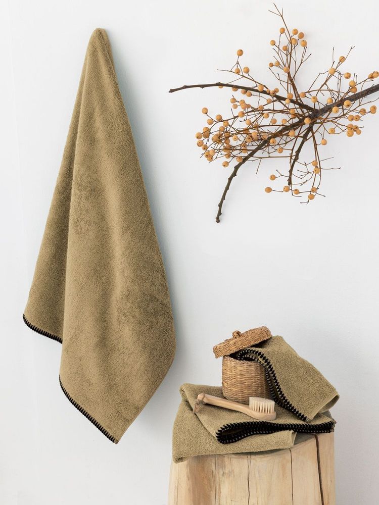 ΣΕΤ ΠΕΤΣΕΤΕΣ PALAMAIKH HOME BROOKLYN CURRY ΜΠΕΖ 3ΤΜΧ (30X50CM-50X90CM-70X140CM)