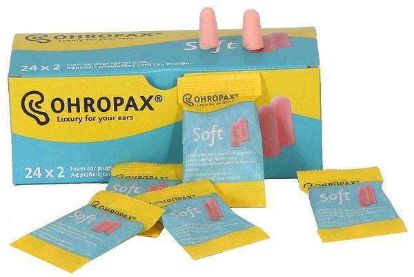 ΩΤΟΑΣΠΙΔΕΣ-ΣΦΟΥΓΓΑΡΙ OHROPAX SOFT (24 ΖΕΥΓΗ) OHROPAX