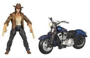 WOLVERINE DELUXE LOGAN WITH MOTORCYCLE