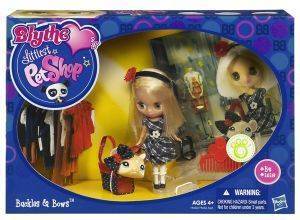 LPS BLYTHE DOLL WITH PET BUCKLES AND BOWS