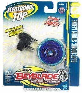 BEYBLADE FUSION ELECTRONIC TOPS DEFENSE STORM LEONE